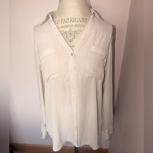 Express studded collar portofino shirt